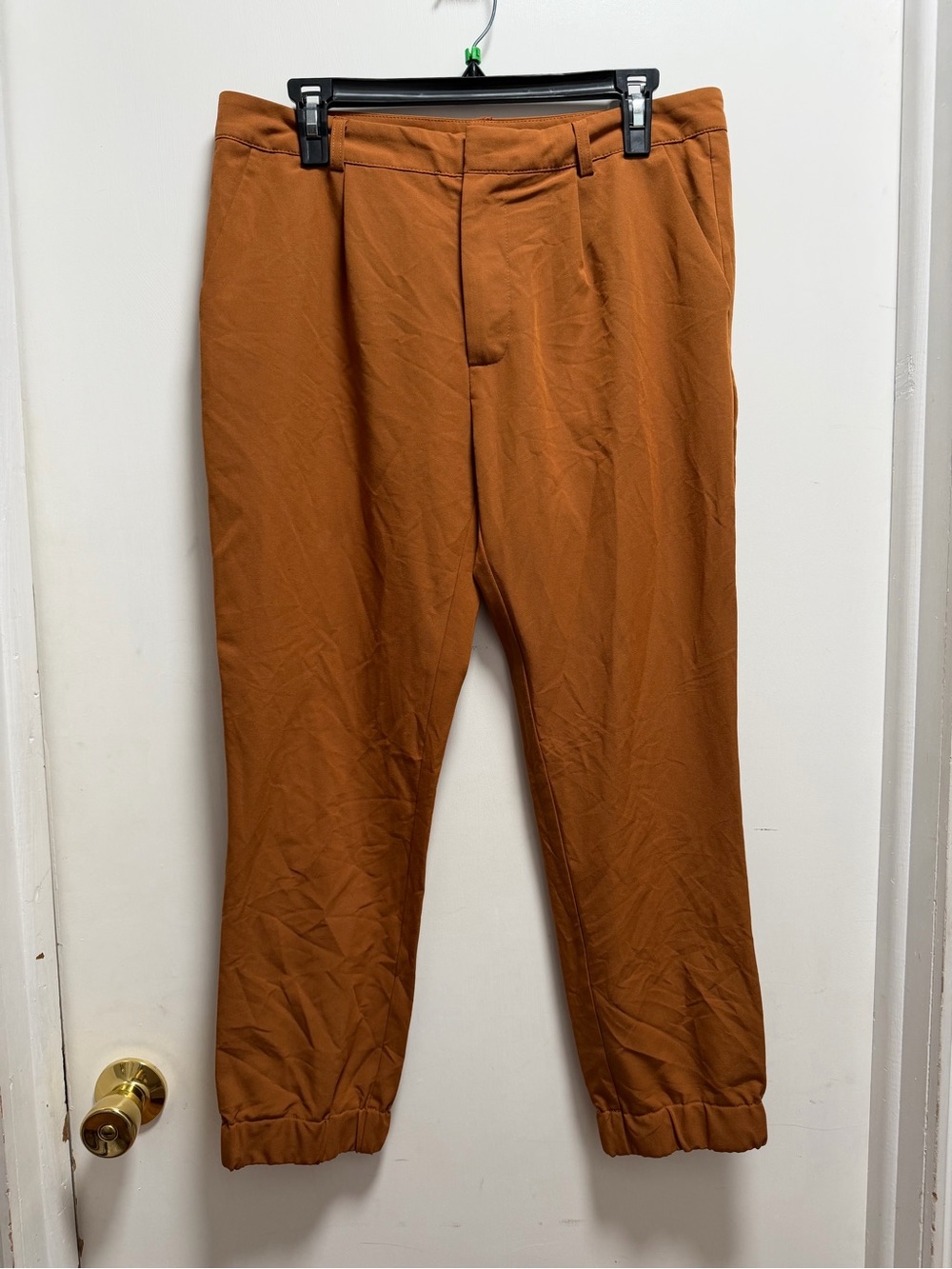 Collusion Asos Womens W32” Brown Pleated Tailored Trouser Pants Preppy Office